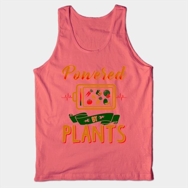 Powered by Plants Tank Top by KsuAnn